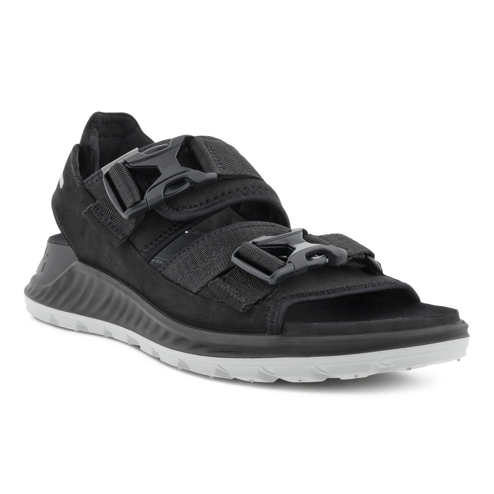 Sandalias Hombre - ECCO Exowrap 2S Buckle - Negros - UDR274093